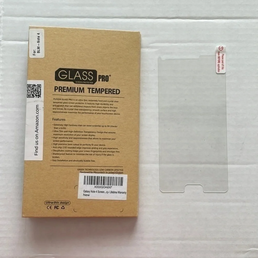 Galaxy Note 4 Tempered Glass Screen Protector